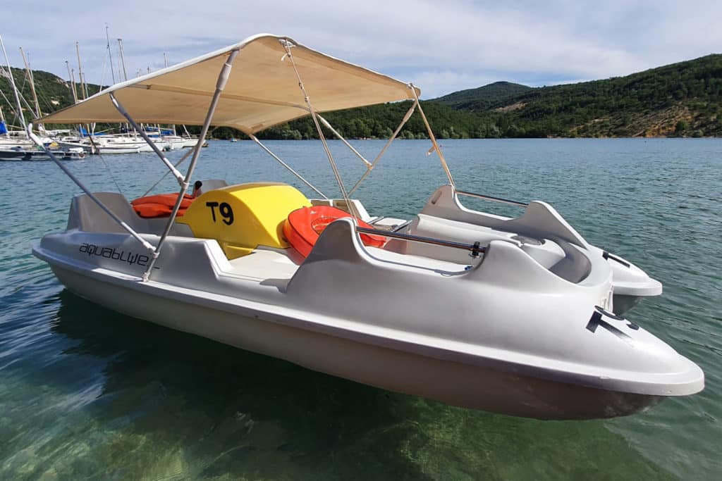 pedalo awning